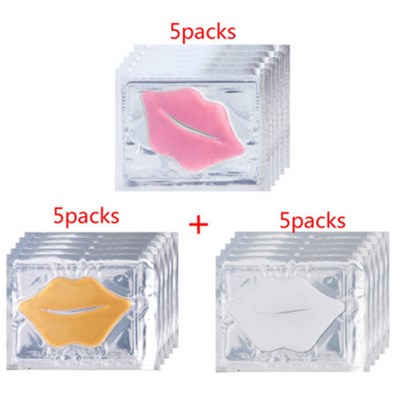 3/5/10/15Pack Moisture Essence Collagen Lip Mask Skin Care Gel Lip Masks Patches Anti Aging Lighten Lip Lines Plumper Masks