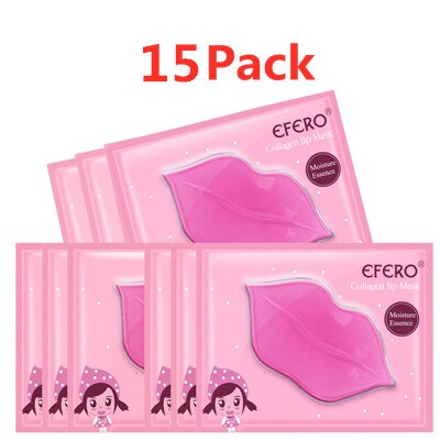 3/5/10/15Pack Moisture Essence Collagen Lip Mask Skin Care Gel Lip Masks Patches Anti Aging Lighten Lip Lines Plumper Masks