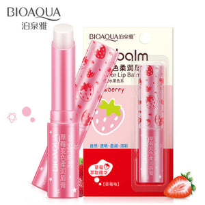 BIOAQUA Lip Skin Care Natural Plant Essence Repair Lip Balm Colorless Long Lasting Lips Skin Moisturizing Nourish Lips Care