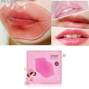 10pcs/lot PILATEN Collagen Crystal lip mask lips plump personal care hydrating whitening wrinkles for a smacker