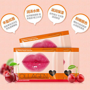 IMAGES Skin Care Crystal Collagen Lip Mask Moisture Essence Lip Care Pads Anti Ageing Wrinkle Patch Pad Gel For Makeup