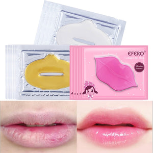 2/3/5/6 Packs Collagen Lip Plumper Moisturizing Crystal Lip Mask Gel Patches Hydrating Anti Aging Wrinkle Masks for Lip Care