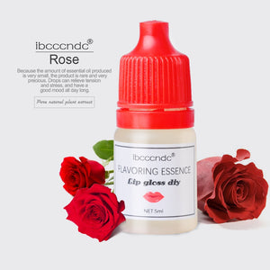 5ml Natural Rose Flavor Essence for Handmade Cosmetic Lip Gloss Lipgloss DIY Food Grade Fragrance Flavoring Essential