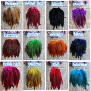 Sale 100pcs / lot high quality pheasant feather, 4-6 "/ 10-15cm, natural color and dyed feathers, DIY jewelry accessories