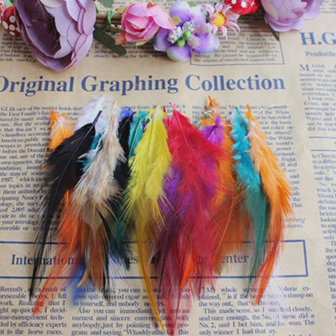 Sale 100pcs / lot high quality pheasant feather, 4-6 "/ 10-15cm, natural color and dyed feathers, DIY jewelry accessories