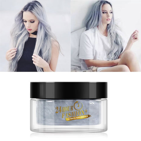 Disposable Hair Coloring Wax Hair Dye Mud No Stimulation Non-toxic Multi-color Hair Dyed Cream