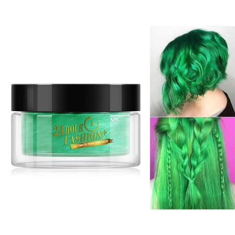 Disposable Hair Coloring Wax Hair Dye Mud No Stimulation Non-toxic Multi-color Hair Dyed Cream