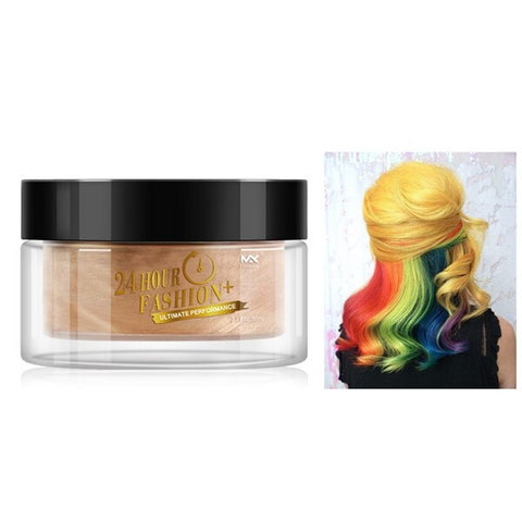 Hair Coloring Wax Disposable Hair Dye Mud No Stimulation Non-toxic Multi-color Hair Dyed Cream