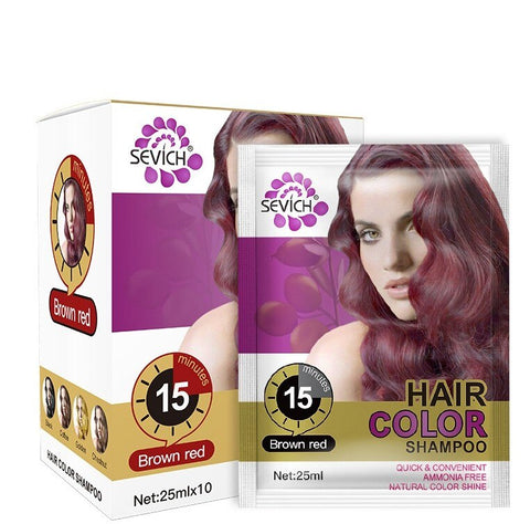 Only 15 Minutes Hair Color Shampoo Pure Plants Are Naturally Non-irritating Dyed Shampoo Hair Coloring Product