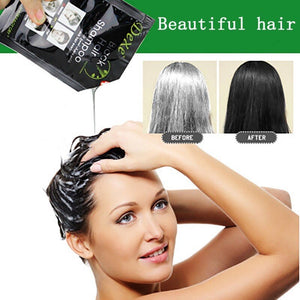 White Hair Blackening Hair Dye Portable Two-in-one Package Dyed Black Hair Shampoo One Wash Black Hair Shampoo One Wash Black