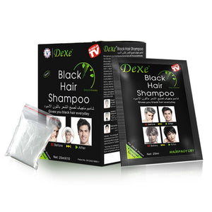 White Hair Blackening Hair Dye Portable Two-in-one Package Dyed Black Hair Shampoo One Wash Black Hair Shampoo One Wash Black