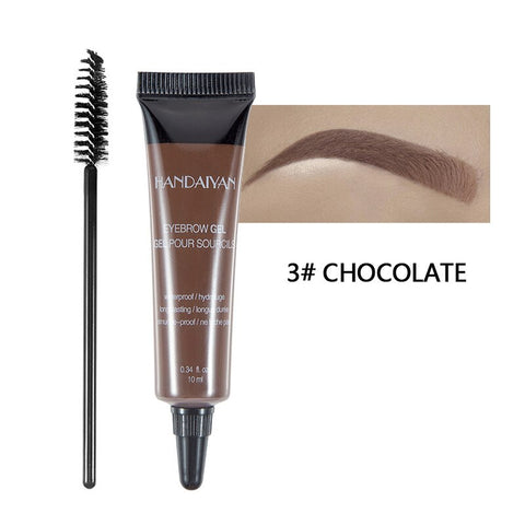 HANDAIYAN Eyebrow Glue Waterproof Not Blooming Dyed Liquid Eyebrow Cream