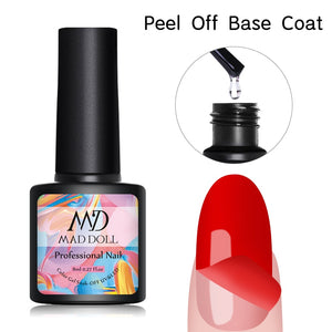 MAD DOLL Pure Colors UV Gel Polish Semi-permanent Soak Off UV Gel Varnish Long-lasting Gel Polish for Nail Art LED Gel Polish