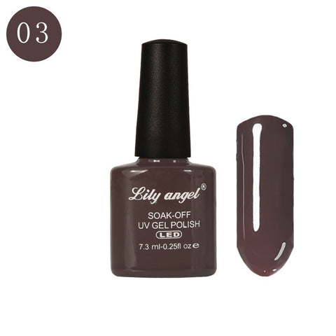 LILY ANGEL Nail Art Design Manicure  110 Color 7.3Ml Soak Off Enamel New Gel Polish LED UV Gel Nail Polish Lacquer 1-38