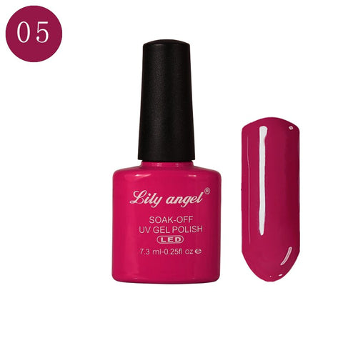 LILY ANGEL Nail Art Design Manicure  110 Color 7.3Ml Soak Off Enamel New Gel Polish LED UV Gel Nail Polish Lacquer 1-38