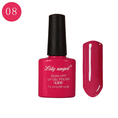 LILY ANGEL Nail Art Design Manicure  110 Color 7.3Ml Soak Off Enamel New Gel Polish LED UV Gel Nail Polish Lacquer 1-38
