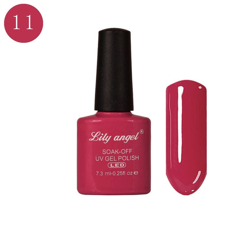 LILY ANGEL Nail Art Design Manicure  110 Color 7.3Ml Soak Off Enamel New Gel Polish LED UV Gel Nail Polish Lacquer 1-38