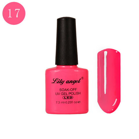 LILY ANGEL Nail Art Design Manicure  110 Color 7.3Ml Soak Off Enamel New Gel Polish LED UV Gel Nail Polish Lacquer 1-38