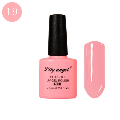 LILY ANGEL Nail Art Design Manicure  110 Color 7.3Ml Soak Off Enamel New Gel Polish LED UV Gel Nail Polish Lacquer 1-38