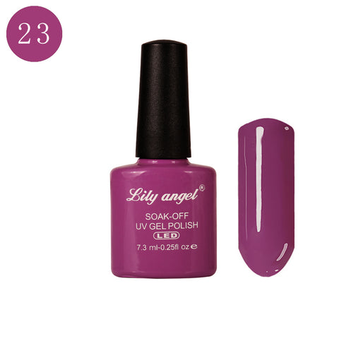 LILY ANGEL Nail Art Design Manicure  110 Color 7.3Ml Soak Off Enamel New Gel Polish LED UV Gel Nail Polish Lacquer 1-38