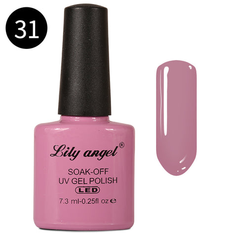 LILY ANGEL Nail Art Design Manicure  110 Color 7.3Ml Soak Off Enamel New Gel Polish LED UV Gel Nail Polish Lacquer 1-38