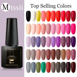 Mtssii Top Selling Colors Gel Polish Hybrid Varnishes All For Nail Manicure Semi Permanent For Nails UV Gel Nail Polish Vernis