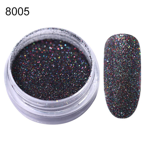 Nail Shimmer Powder Shining Rose Gold Metal Mirror Effect Nail Chrome Pigment Holographic Dust Nail Art Decoration Glitter