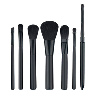 Pink & Black Makeup Brushes 7Pcs Professional Foundation Make Up Brush Tools Set Kit For Eye Shadow Palette Cosmetic Brushes