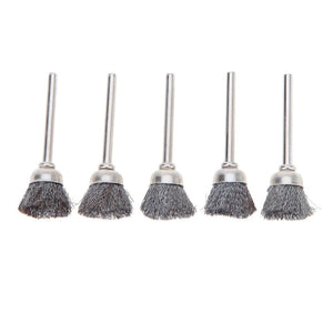 10pcs Stainless Steel Wire Wheel Brushes Set Kit Dremel Accessories for Mini Drill Rotary Tools Polishing dremel Brush