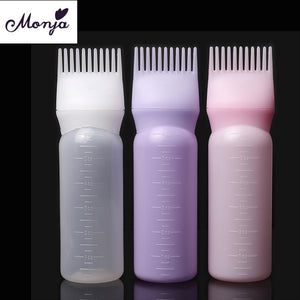 Hair Dye Bottle Fashion Women Hair Beauty Accessories Brush Hair Dye Tool New mf dai Scale Hot Hair Bottle of Comb Can Be water